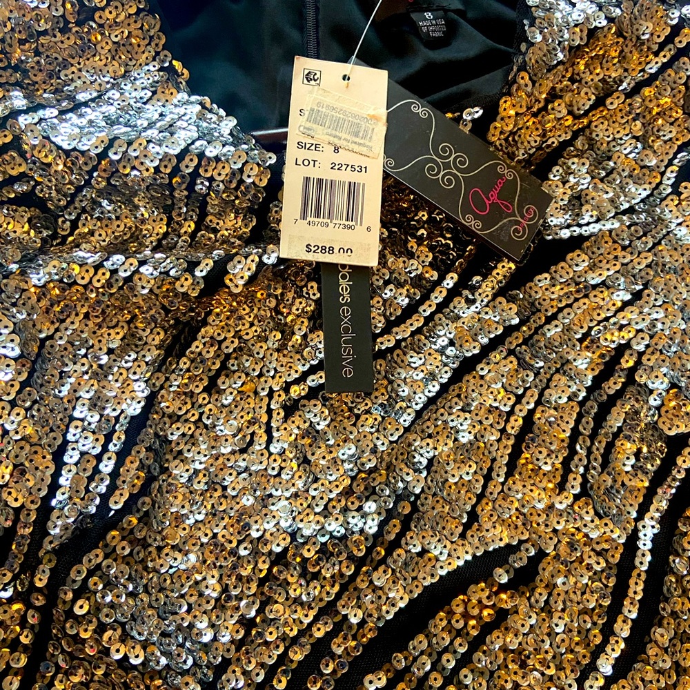 Aqua brand sequin dresses